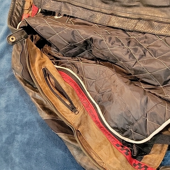 Womens leather riding jacket - Picture 5 of 6